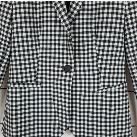 Hipchik Couture | Checkered Plaid real  Glitter Blazer - Picture 2 of 9